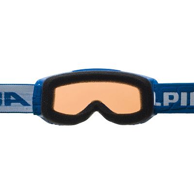 Превью Детские горнолыжная маска Маска горнолыжная ALPINA Piney Blue Matt/Orange (A7268481)